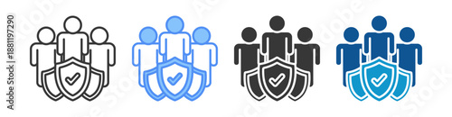 Security Icon Set Multiple Style Collection