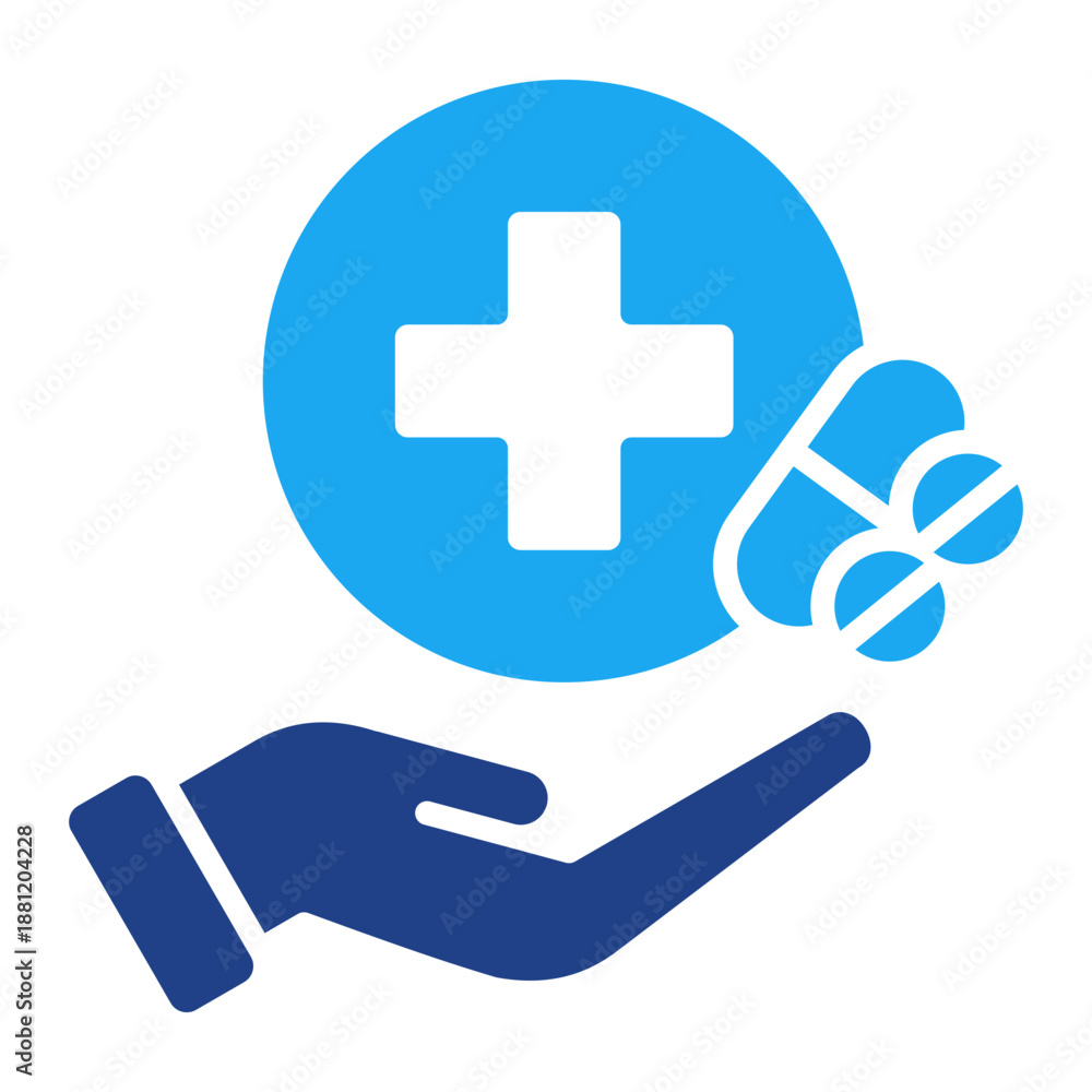 Fototapeta premium Treatment Icon