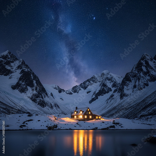 winter mountain landscape