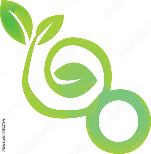 Modern Geometric Colorful Shape Vector logo with Center Abstract art, creative Symmetric Design.