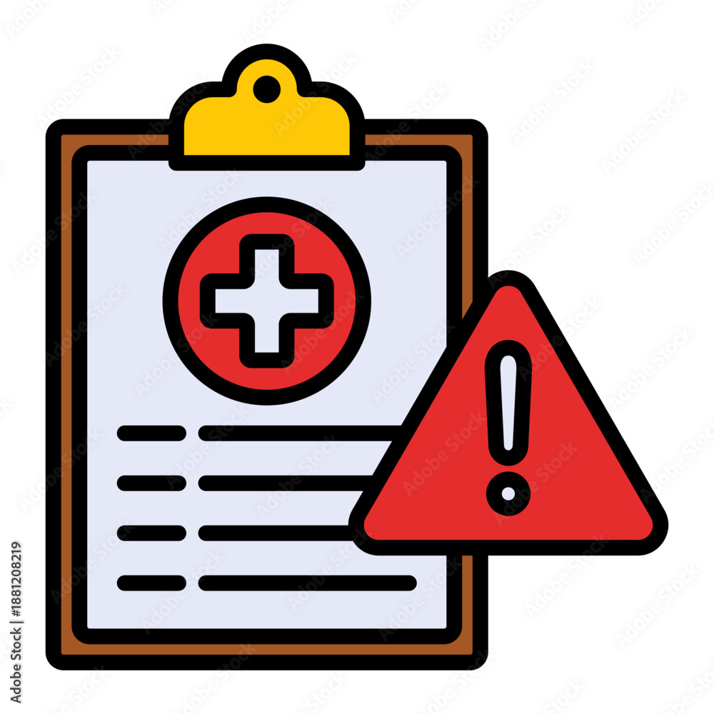 Fototapeta premium Unhealthy Icon