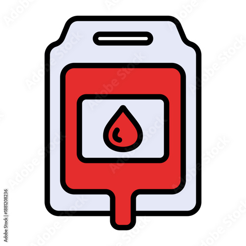 Blood Bag Icon