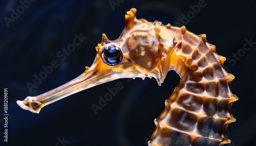 Hippocampus Guttulatus Long Snouted Seahorse Spiny Seahorse Syngnathidae