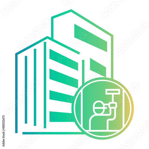 workplace Line Gradient Icon