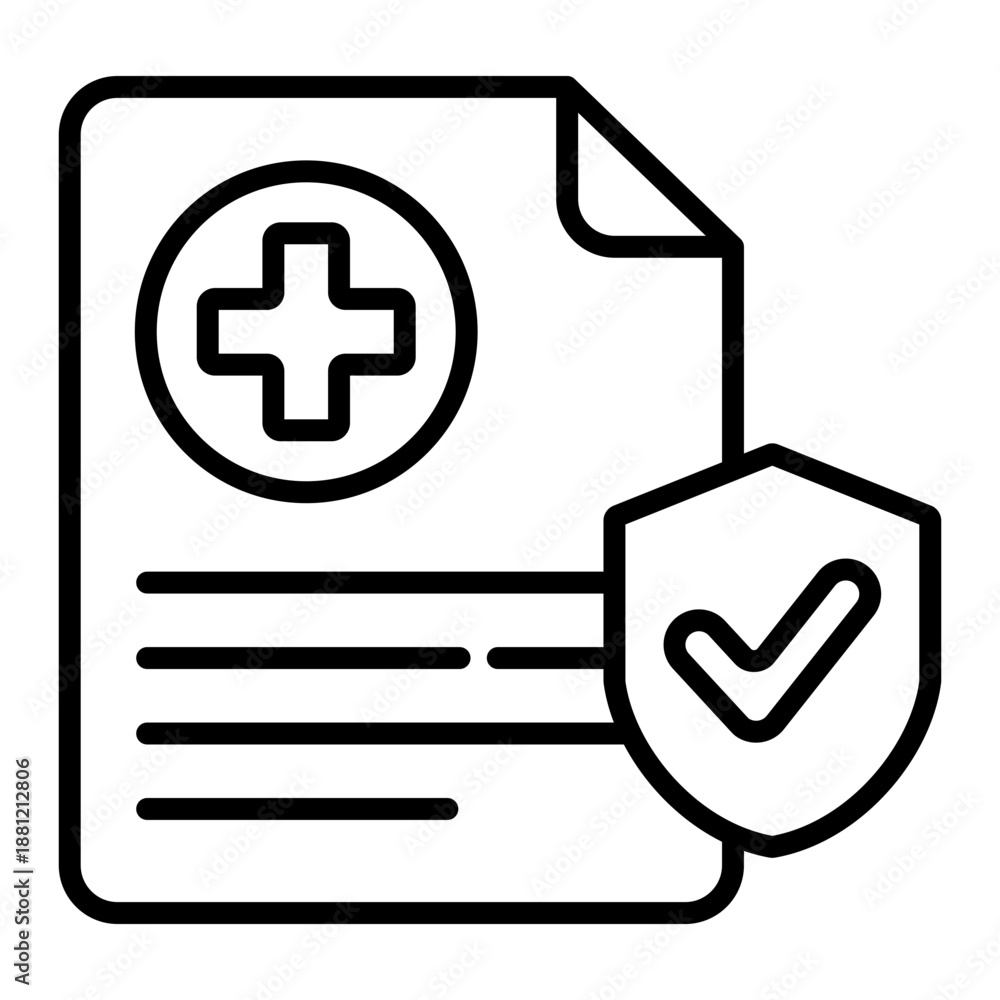 Obraz premium Insurance Icon