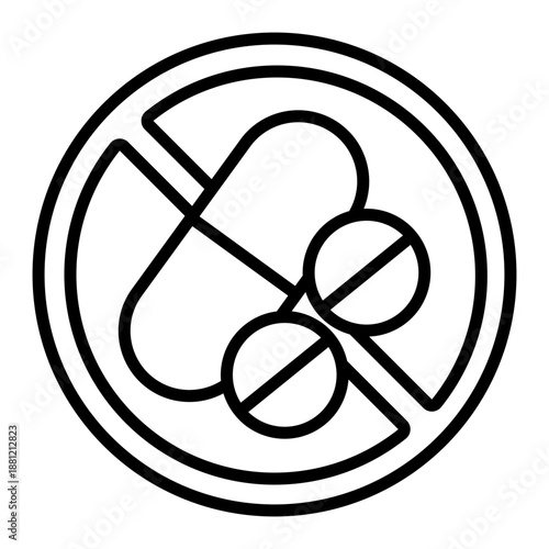 No Medicine Icon