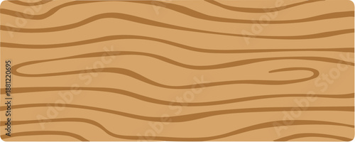 Cartoon Style Detailed Wood Grain Texture Seamless Background Surface