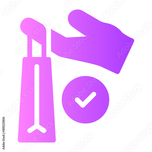 shopping bag gradient icon