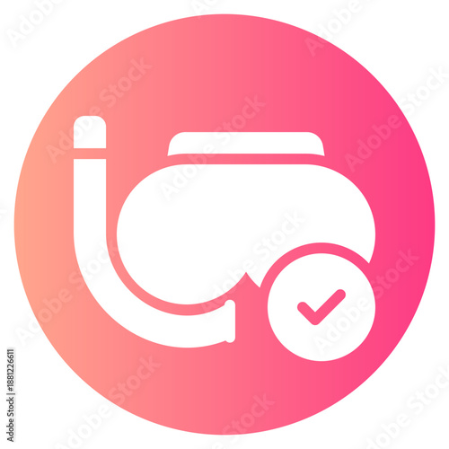 snorkling gradient icon