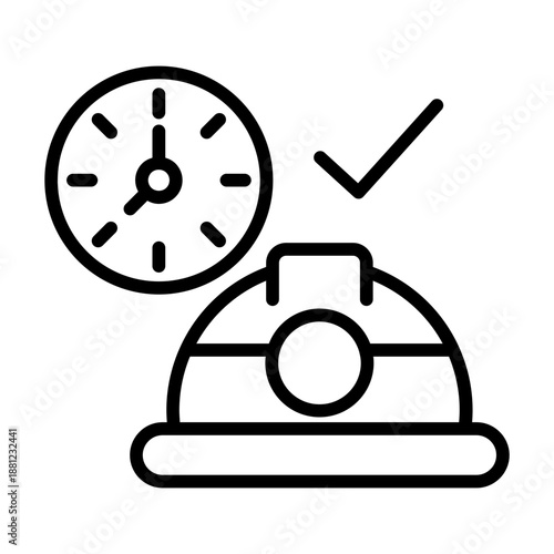 Time for working icon