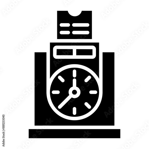 Attendance machine fingerprint icon