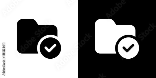 フォルダのアイコン（チェックマーク）