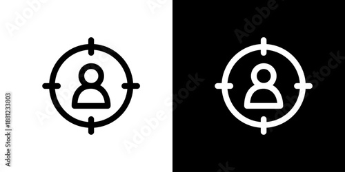 採用ターゲット・求める人物像アイコン（ベクター）