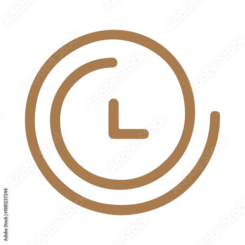 Time spiral icon