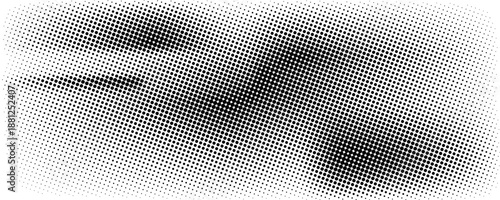 Dotted halftone gradient texture. Fading polka dot background. Repeated dots gradation pattern background. Black vanishing comic pop art overlay backdrop. modern