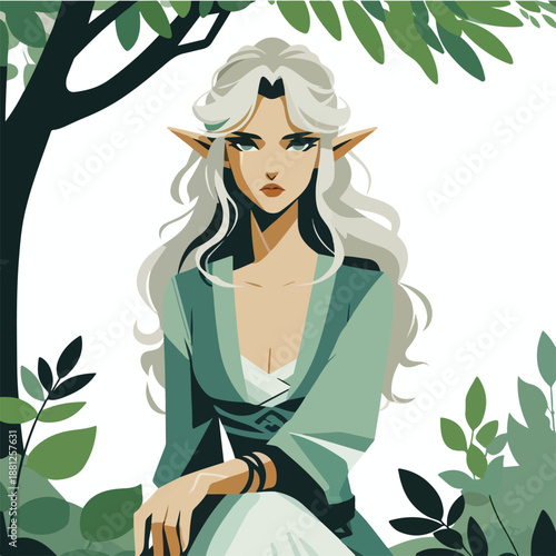 a forest guardian elf