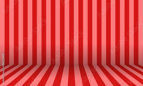 red pink striped studio backdrop, empty content background