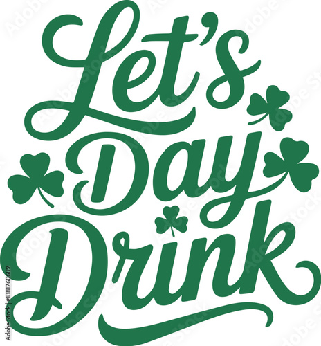 St. Patrick’s Day SVG Bundle – Lucky Shamrock Quotes and Irish Drinking Designs