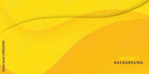 Yellow color background abstract art vector