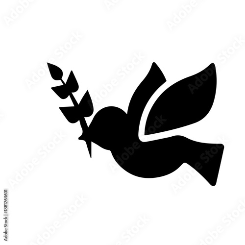 Peace Dove Symbol Icon