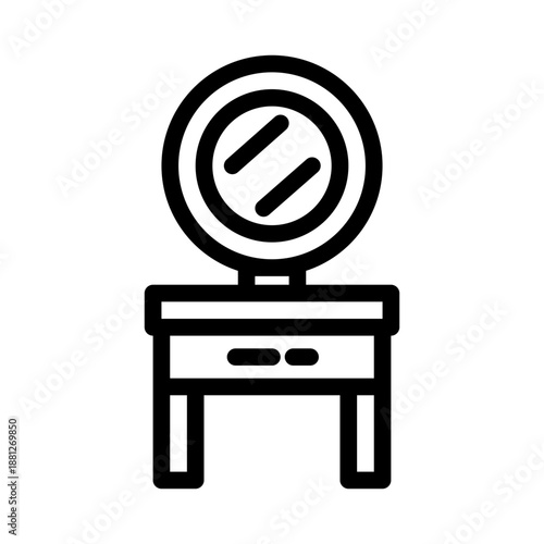dressing table icon