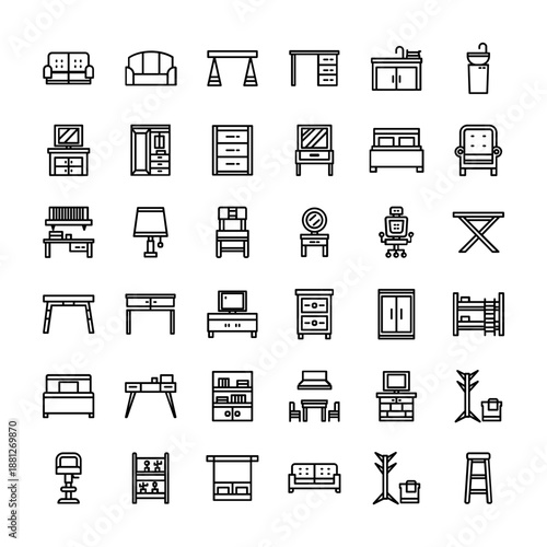 household furniture icon