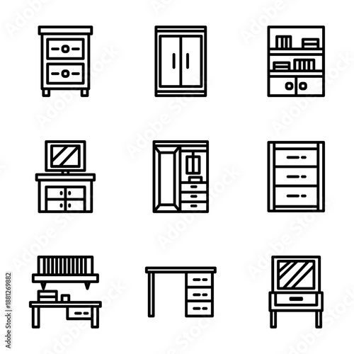household furniture icon
