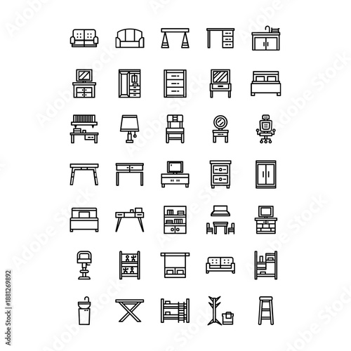 household furniture icon