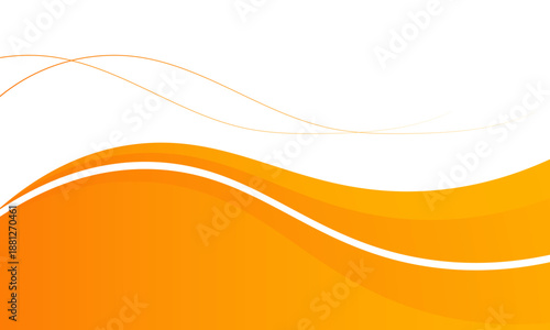 orange and white business wave banner background. overlapping vector waves background. vector Eps 10