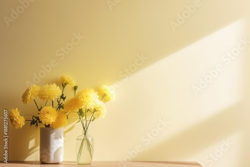 yellow flowers in vase