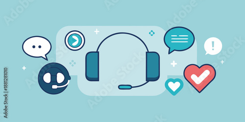 Support logo concept with rounded letters transformation for international business