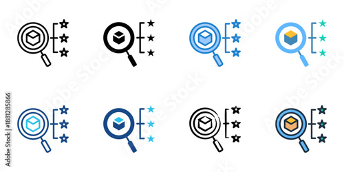 Supplier Onboarding icons set multiple style collection. Editable stroke 

