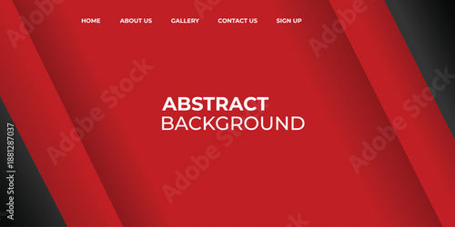 Modern Abstract Red and Black Geometric Background with Diagonal Lines