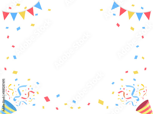 アニーバーサリーパーティ背景イラスト