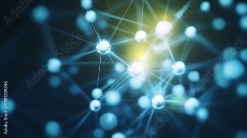 Wallpaper Mural Abstract background with glowing neon lights and dynamic lines for digital art and design. Torontodigital.ca