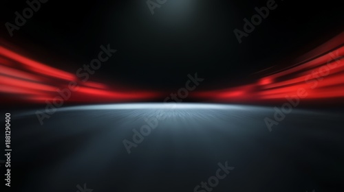 Wallpaper Mural Abstract dark background illuminated by intense red light moody ambiance dark abstract background featuring dramatic red light effects. Torontodigital.ca