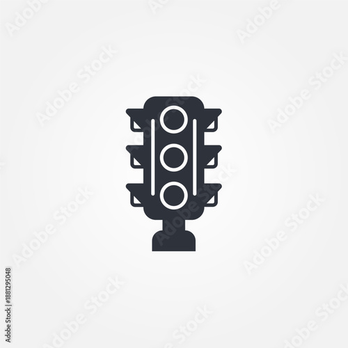 Traffic signs. International road signs isolated on a white background. Priority, warning, prohibition, mandatory, informational, service, and additional signs. Vector illustration. Main signs.