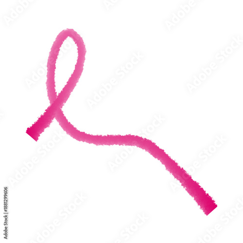 World Cancer Day, pink brush ribbon