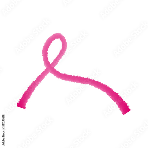 World Cancer Day, pink brush ribbon
