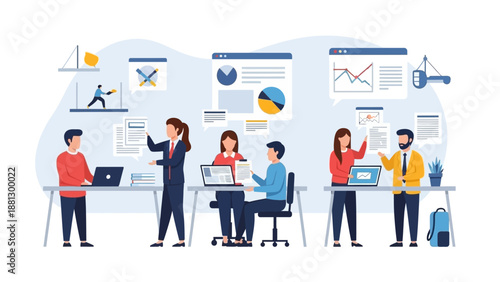 Team Collaboration and Business Planning Session.