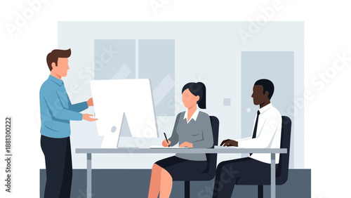 Business Team Meeting Discussion Collaboration.