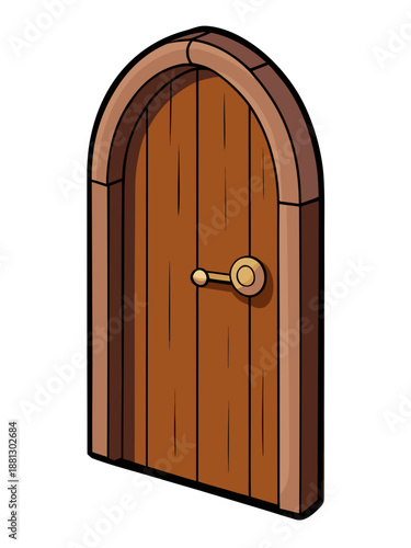 wooden door