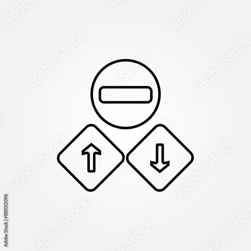 Traffic signs. International road signs isolated on a white background. Priority, warning, prohibition, mandatory, informational, service, and additional signs. Vector illustration. Main signs.