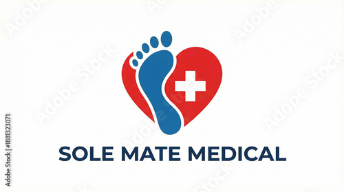 Free Download Health initiative promoting foot care medical facility logo design professional environment eye-level view wellness concept - GFXLoad