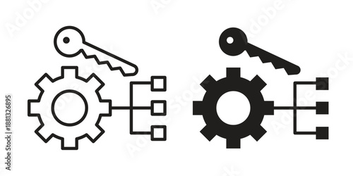 Factor icons for web developers and designers,