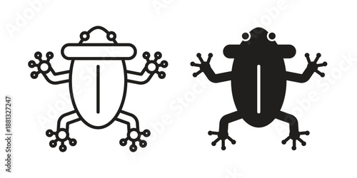 Frog icons for web developers and designers,
