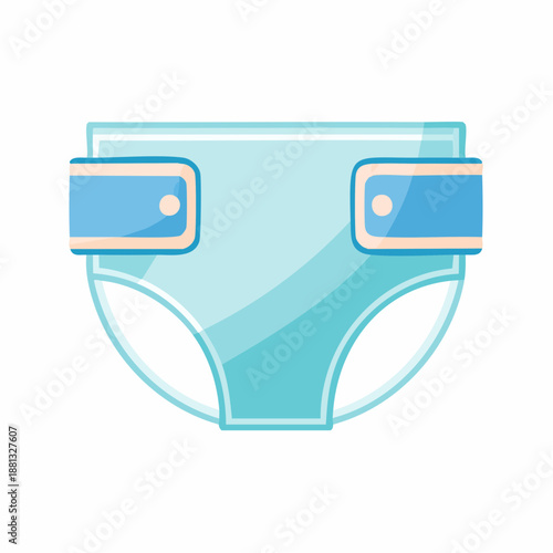 Disposable Baby Diaper: Clean Absorbent Hygiene Accessory for Infants and Toddlers