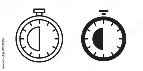 Half hour icons for web developers and designers,