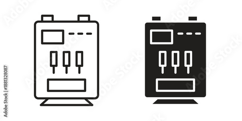 Ice cream maker icons for web developers and designers,