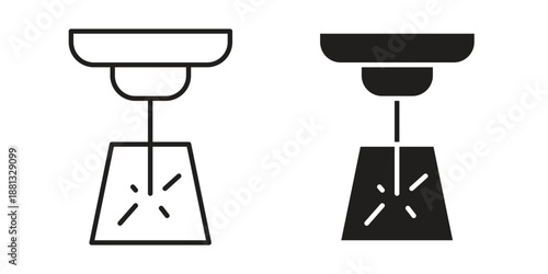Laser machine icons for web developers and designers,